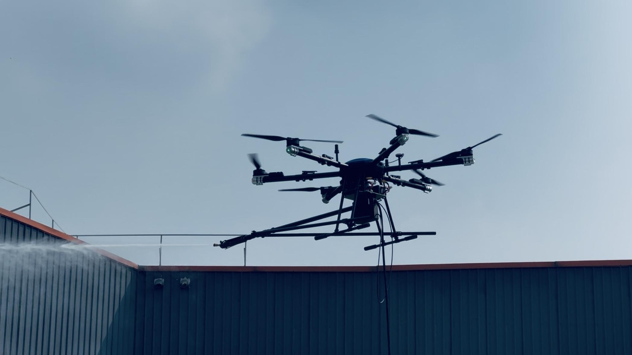 HHQX-02 高空系留清洗无人机